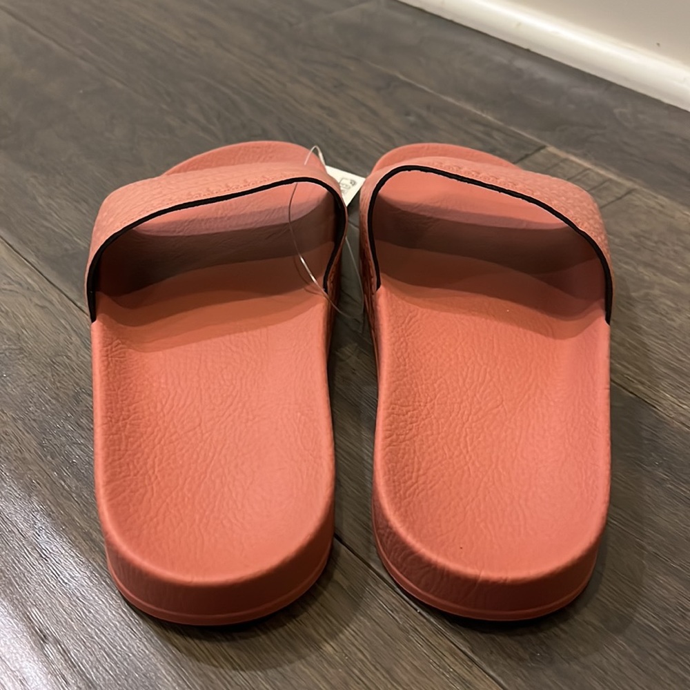 Adidas Adilette Premium Slides Sandals Shoes Made in Italy CQ2236 pink Women’s 8 - Picture 6 of 11